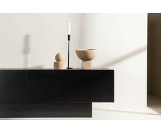 Venture Design Televizoriaus staliukas, Cuenca, 160x45 cm, Juodas