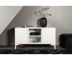 Venture Design Televizoriaus stovas, Piringas, 120x63 cm, Balta