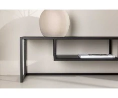 Venture Design Televizoriaus stovas, Riverside, 120x40 cm, Juodas