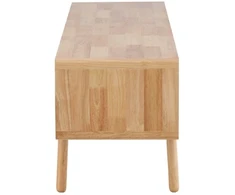 Venture Design TV spintelė Skärhamn 200x45x55 cm natūralaus kaučiuko medienos