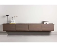 Venture Design TV staliukas Dragh 100x35x28 cm Rudas MDF