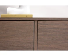 Venture Design TV staliukas Dragh 100x35x28 cm Rudas MDF