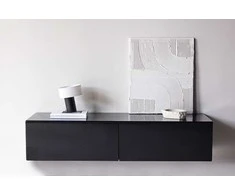 Venture Design TV staliukas Fristad 160x45x35 cm Juodas