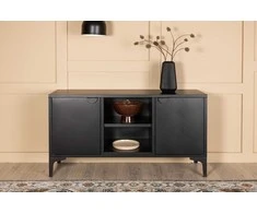 Venture Design TV stovas Piring juodas plienas