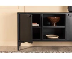 Venture Design TV stovas Piring juodas plienas
