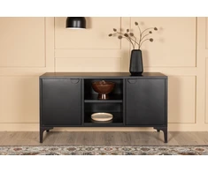 Venture Design TV stovas Piring juodas plienas