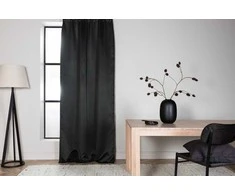 Venture Design Užuolaida, Evelyn, 135x290 cm, Juoda