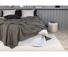 Venture Design Užvalkalas lovai, Milo, 260x180 cm, šviesiai pilkas