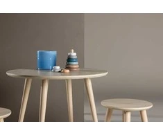 Venture Design Vaikiškas staliukų rinkinys, balintas, 60 cm, baltas
