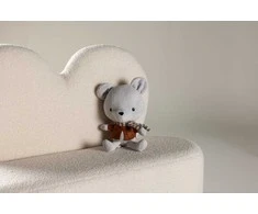 Venture Design Vaikų gėlių sofa, Teddy FSC 100%, 98,5x36 cm, Balta