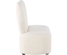 Venture Design Vaikų gėlių sofa, Teddy FSC 100%, 98,5x36 cm, Balta