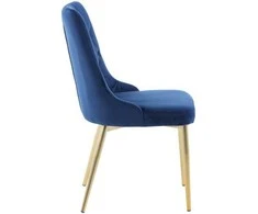 Venture Design Valgomasis kėdė, aksomas Lyx, 66x50x88.5 cm, mėlyna