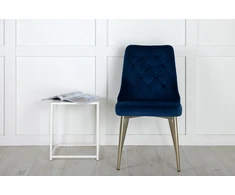 Venture Design Valgomasis kėdė, aksomas Lyx, 66x50x88.5 cm, mėlyna