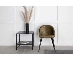 Venture Design Valgomasis kėdė, aksomas, 57x50x76.5 cm, žalia