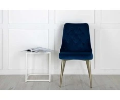 Venture Design Valgomasis kėdė, aksomas Lyx, 66x50x88.5 cm, mėlyna