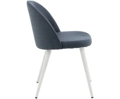 Venture Design Valgomasis kėdė, aksomas, 57x50x76.5 cm, mėlyna
