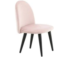 Venture Design Valgomasis kėdė, aksomo audinys XXS 2 vnt., 40x42x61 cm, Rožinė