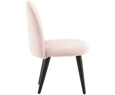 Venture Design Valgomasis kėdė, aksomo audinys XXS 2 vnt., 40x42x61 cm, Rožinė