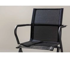 Venture Design Valgomasis kėdė, Alina, 63x58x86 cm, Juoda