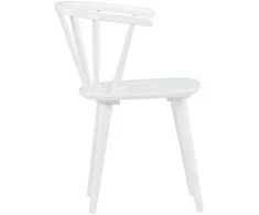 Venture Design Valgomasis kėdė, Bobby 2 vnt., 53x55x76 cm, Balta