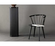 Venture Design Valgomasis kėdė, Bobby, 53x55x76 cm, Juoda