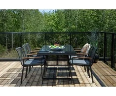 Venture Design Valgomasis kėdė, Dallas 2 vnt., 63.5x57x83.5 cm, Juoda