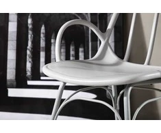 Venture Design Valgomasis kėdė, Dyrön, 59x55x81 cm, šviesiai pilka