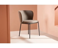 Venture Design Valgomasis kėdė, Edina, 56x58x76 cm, Ruda