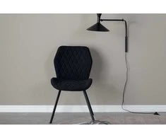 Venture Design Valgomasis kėdė, Gemma 2 vnt., 63x50x90 cm, Juoda