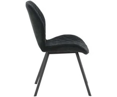 Venture Design Valgomasis kėdė, Gemma 2 vnt., 63x50x90 cm, Juoda