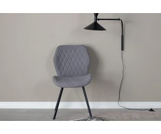 Venture Design Valgomasis kėdė, Gemma, 2 vnt., 63x50x90 cm, Pilka