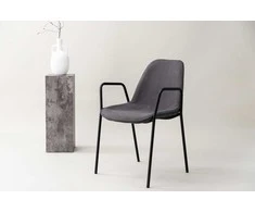 Venture Design Valgomasis kėdė, Klädesholmen 2 vnt., 60x56x80 cm, Tamsiai pilka