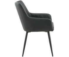 Venture Design Valgomasis kėdė, Komfortas 2 vnt., 61x58x92 cm, Juoda