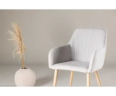 Venture Design Valgomasis kėdė, Komfortas, 62.5x50x83.5 cm, Šviesiai pilka