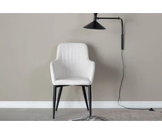 Venture Design Valgomasis kėdė, Komfortas Manchesteris 2 vnt., 93x57 cm, kreminė spalva
