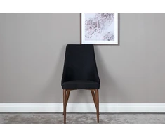 Venture Design Valgomasis kėdė, Leone 2 vnt., 50x46.5x91 cm, Juoda