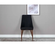 Venture Design Valgomasis kėdė, Leone 2 vnt., 50x46.5x91 cm, Juoda