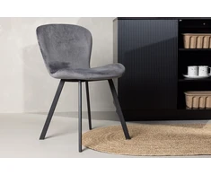 Venture Design Valgomasis kėdė, Lilja, 50x48x80 cm, Pilka