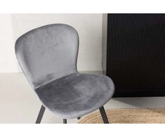 Venture Design Valgomasis kėdė, Lilja, 50x48x80 cm, Pilka