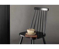 Venture Design Valgomasis kėdė, Lönneberga, 50x43x88 cm, Juoda