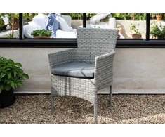 Venture Design Valgomasis kėdė, Malina 2 vnt., 86x58x60 cm, Pilka