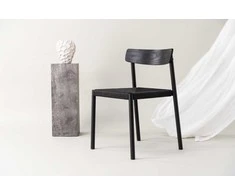 Valgomojo kėdė, Malmön, 54x51.5x79 cm, juoda