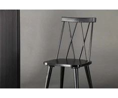 Venture Design Valgomasis kėdė, Mariette, 50x43x88 cm, juoda