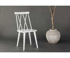 Venture Design Valgomasis kėdė, Mariette, 50x43x88 cm, Balta