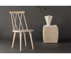 Venture Design Valgomasis kėdė, Mariette, 50x43x88 cm, balintas