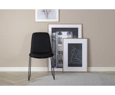 Venture Design Valgomasis kėdė, Muce, 63x43x84 cm, Juoda