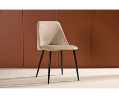 Venture Design Valgomasis kėdė, Naktis, 56x49x83 cm, kreminė spalva