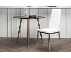 Venture Design Valgomasis kėdė, Pastill, 2 vnt., 45x42x99 cm, Balta