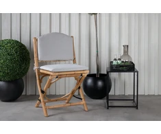 Venture Design Valgomasis kėdė, pintinė, sulankstoma, 63x54x92.5 cm, natūrali