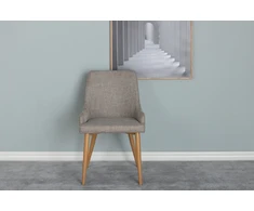 Venture Design Valgomasis kėdė, Plaza Matstol 2 vnt., 85x50 cm, Pilka